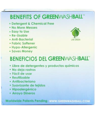 Eco-Friendly Green Wash Ball | Laundry Ball for Detergent-Free Washing - International Shipping - Buy Online on GoSupps.com