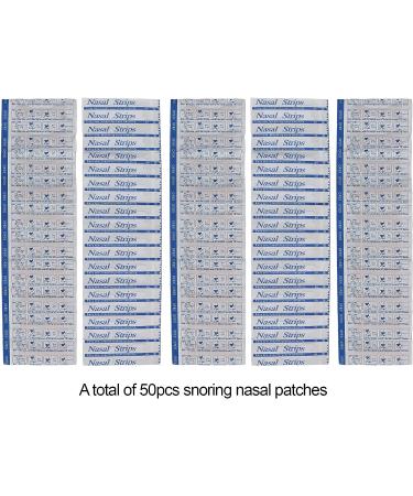 50pcs Anti Snore Nasal Strips - Stop Snoring & Improve Breathing - 1 Box - Buy Online on GoSupps.com
