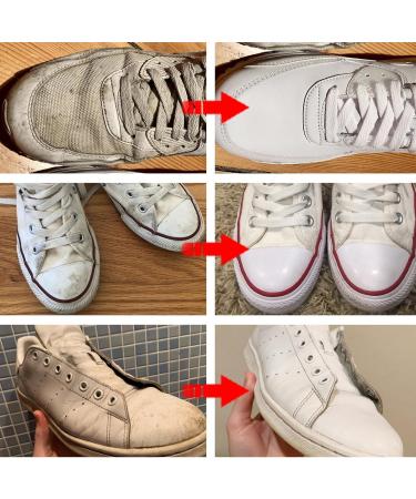 Multifunctional Shoes Cleaning Cream Shoe Cleaning Brightening Cream White Shoe Cleaner with Sponge Wash Free White Shoe Cleaning Cream Multi-Functional Cleaning and Stain Removal Creams 1pc - Buy Online on GoSupps.com