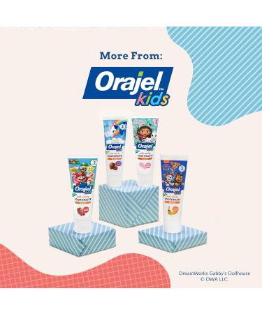 Orajel Kids Super Mario Anti-Cavity Fluoride Toothpaste, Natural Berry Flavor, 4.2oz Tube, 4-Pack - Buy Online on GoSupps.com