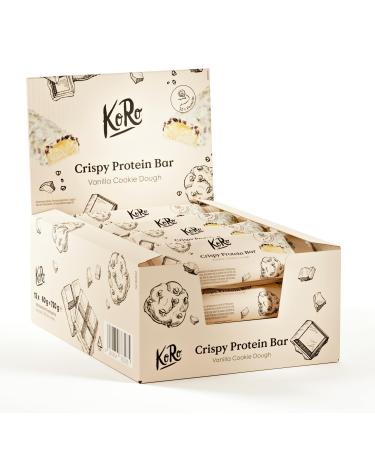 KoRo - Crunchy cookie dough vanilla protein bar 12 x 60 g
