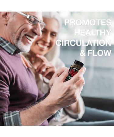 Herbtopia Eternal Health Blood Pressure Support Supplement Heart Health & Blood Circulation Formula with CoQ10 K2 MK7 Black Garlic Hawthorn Olive Leaf & Dan Shen 60 Capsules - Buy Online on GoSupps.com