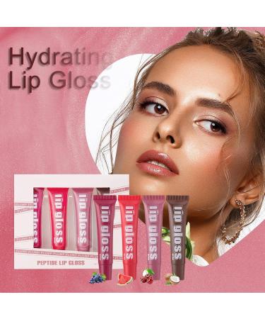 Lip Jam Moisturizing Lip Gloss Moisturizing Lip Gloss Set 4X Natural Plumping Lip Butter Balm with Fruity Flavor10ml Lightweight and Transparent Natural Plumping Lip Butter Balm for - Buy Online on GoSupps.com
