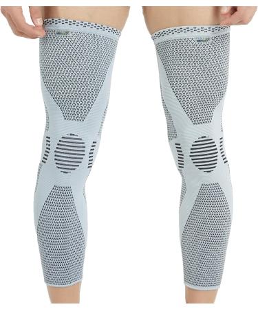 NeoTech Care Bamboo Knee Support Sleeve - Elastic, Breathable, Medium Compression - Grey - Sizes S, M, L, XL - X-Large - Buy Online on GoSupps.com