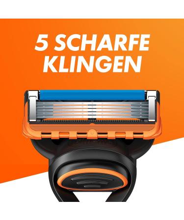 Buy Gillette Fusion 5 Razor Blades - 18 Replacement Blades for Men | Made in Germany - Best for Wet Razors - Buy Online on GoSupps.com