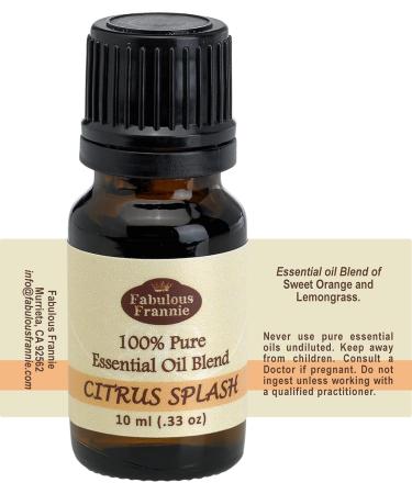 Fabulous Frannie Citrus Essential Oil Blend | 100% Pure Therapeutic Grade | 10ml Lemongrass & Orange Essential Oils - Buy Online on GoSupps.com