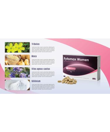 Fyto max Women - Female Fertility Support | Vitality & Design Boost | Folic Acid Zinc Vitex Maca | Reproductive Health | 30 Day Pack - 30 Tablets - Buy Online on GoSupps.com