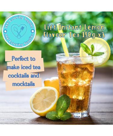 Lift Instant Lemon Flavour Tea 150g x3 - Energize Your Day with Zesty Refreshment - Buy Online on GoSupps.com