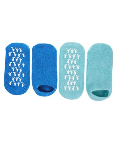 Beaupretty 2 Pairs Gel Socks Care Miss Vegetable Gel Women's Socks 22x10x1cm