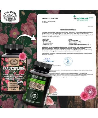 Frauenflora Intimate Flora Complex - 200bn CFU - 4 Tested Strains: Lactobacillus Reuteri Rhamnosus Crispatus Acidophilus - Gut Health & Probiotic Support - International Shipping - Buy Online on GoSupps.com