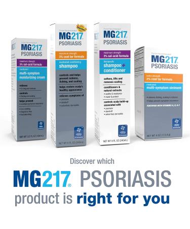 MG217 Psoriasis Medicated Conditioning Coal Tar Shampoo 8oz - Soothes Itchy Scalp & Flakes - Buy Online on GoSupps.com