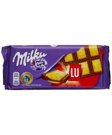 Milka Petits Beurres Milk Chocolate Bar 87 g - Pack of 2