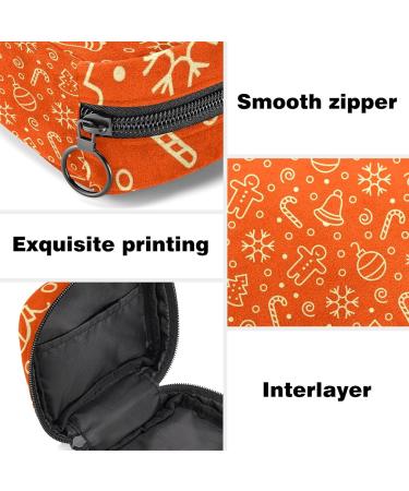Christmas Pattern Menstrual Cup Pouch | Feminine Menstruation Bag - Color 7 - Buy Online on GoSupps.com