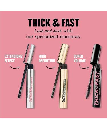 Soap & Glory Thick & Fast Super Volume Mascara in Black - 10ml - Voluminous & Clump-Free Mascara - Buy Online on GoSupps.com