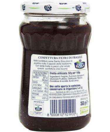  Santa Rosa Santa Rosa Extra Strawberry Jam 6 x 350g packs - Buy Online on GoSupps.com