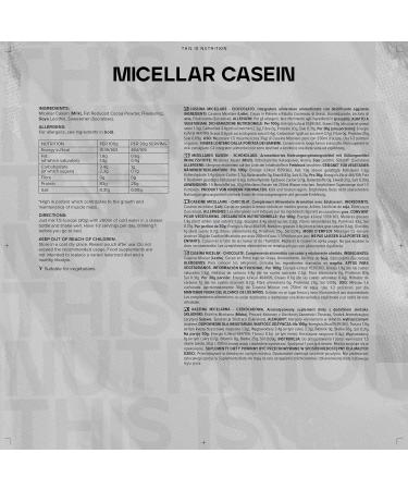 Bulk Micellar Casein Protein Powder Protein Shake Chocolate 500 g Packaging May Vary Chocolate 500g - Buy Online on GoSupps.com