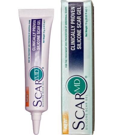 ScarMD  Medical Grade Silicone Scar Treatment Gel (15g) | Scar cream  Surgical Scars  C-Section  Cuts and Burns 0.52 Ounce (Pack of 1)