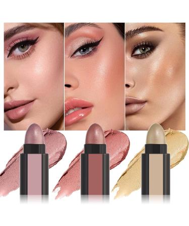 Highlight Stick | 5 Colors Beauty Highlight | Pearlescent Shades Pencil Facial Outline Trimming Makeup Sticks for Everyday Makeup Frifer - Buy Online on GoSupps.com