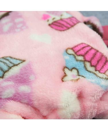 Fitwarm Sweet Cupcake Dog Pajamas - Soft Velvet Pink, Medium Size - Buy Online on GoSupps.com