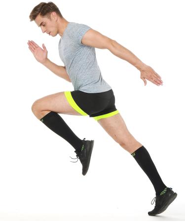 Buy XL White Graded Sports Compression Socks for Men & Women 20-30 mmHg - Perfect for Running Team Sports Flight & Nurses - Buy Online on GoSupps.com