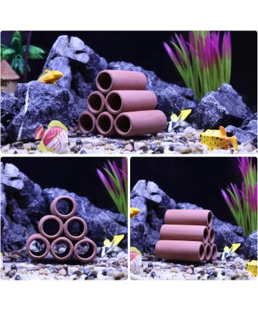 VOCOSTE Aquarium Hideaway Rock Cave Red Brown 3.43x3.13x2.83 Inches - Buy Online on GoSupps.com