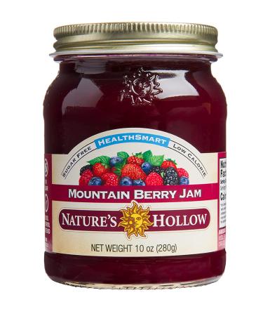 Nature's Hollow Sugar-Free Mountain Berry Jam Preserves 10oz - 2 Pack | Non GMO, Keto Friendly, Vegan & Gluten Free - Buy Online on GoSupps.com