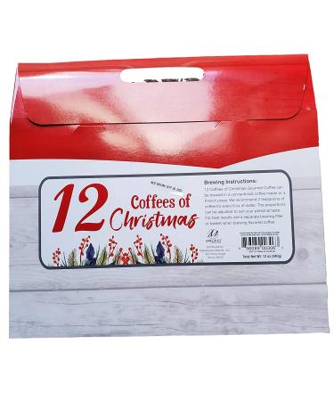 12 Gourmet Coffees of Christmas Gift Set - Festive Holiday Collection - Buy Online on GoSupps.com