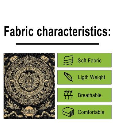 Professional Barber Cape for Men - Waterproof Haircut Cape with Snap Closures - Large Salon Cutting Cape in Mayan Pattern - Buy Online on GoSupps.com