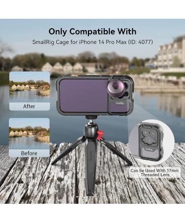 SmallRig 17mm Threaded Lens Backplane for iPhone 14 Pro Max - Aluminum Alloy, Sturdy & Wear-Resistant - Only for 4079 Cage - Buy Online on GoSupps.com
