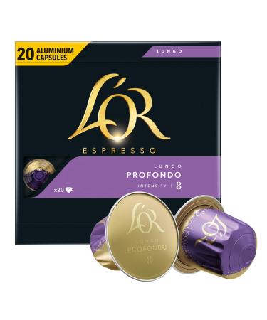L'OR Lungo Profondo 8 Nespresso * compatible capsules 1 x 20 pieces 1 x 104g