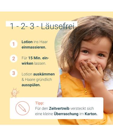 Wefix Lice Mittel Head Lice Set + Nissenkamm | Fast & Effective Lice Treatment in 15 Minutes - Comb Set Alternative to Lice Shampoo - Buy Online on GoSupps.com