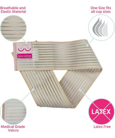 Breast Implant Stabilizer Band | Post-Surgery Compression Wrap for Women | Augmentation & Reduction Recovery Supplies | One Size - Buy Online on GoSupps.com