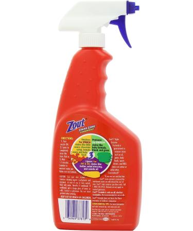 Zout Laundry Stain Remover Spray - 22 Ounce | Triple Enzyme Formula - Buy Online on GoSupps.com
