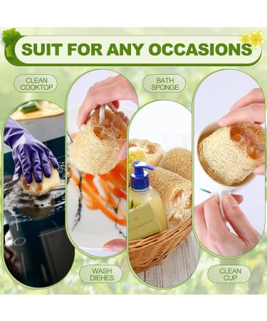 24-Piece Mini Natural Loofah Sponges for Exfoliating Shower and Spa Bath - Buy Online on GoSupps.com