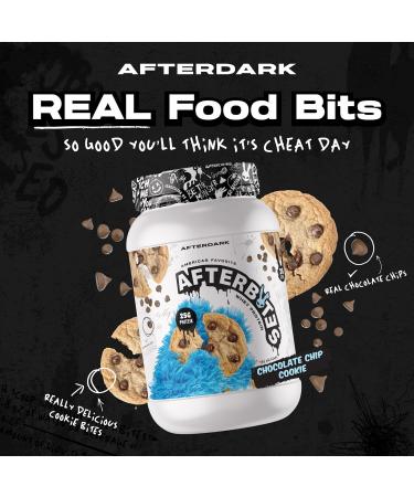 AFTERDARK AfterBites Whey Protein Powder - 25g Protein 4.5g BCAAs No Artificial Colors USA Made 26 Servings Chocolate Chip Cookie - International Shipping Available - Buy Online on GoSupps.com