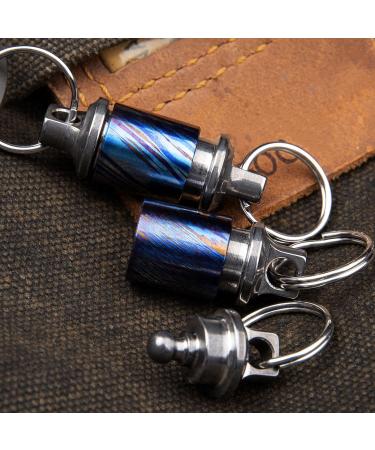 KODASW Quick Release Open Keychain Titanium Alloy Car Keys Quick Hooks Universal Rotary Buckle Detachable Keyring Durable Titanium Alloy - Buy Online on GoSupps.com