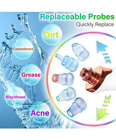 TALLPLUS Blackhead Remover Pore Vacuum - Electric Facial Cleaner for Acne & Whitehead Extractor - USB Rechargeable with 3 Levels of Suction Power - Buy Online on GoSupps.com