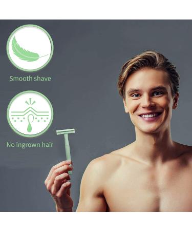Metal Safety Razor in Mint Green | Eco-Friendly Plastic Free Shaving | Bambaw - Buy Online on GoSupps.com