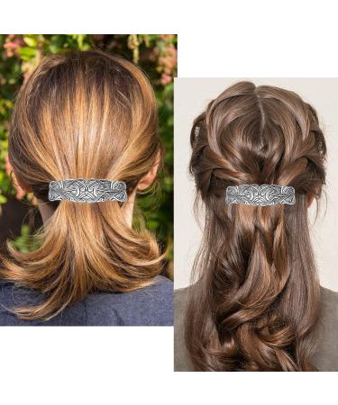 Vintage Metal French Barrettes - Decorative Hair Clips for Women & Girls | Hair Pins & Accessories (Type B) - Buy Online on GoSupps.com