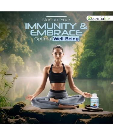 Immune Support Supplement 10 in 1 Elderberry Echinacea Vitamin D Vitamin C 1000mg & Zinc Supplement - Take Charge of Your Health with Immune Booster for Adults - 60 Vitamins Capsules 60 Count (Pack of 1) - Buy Online on GoSupps.com