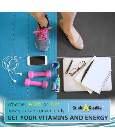 Vitamin Energy Shots - Mixed Berry Flavor | 48 Count | Boost Energy for 7+ Hours - Buy Online on GoSupps.com