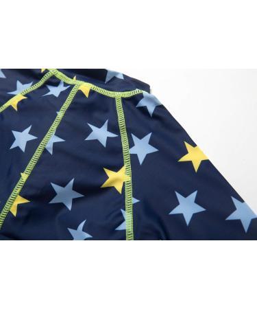 Baby Boys Sunsuit UPF 50+ with Zipper Swimwear & Sun Hat | Navy Star 3-6 Months - Buy Online on GoSupps.com