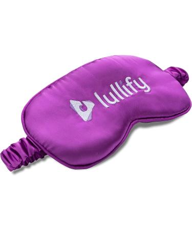 Lullify Silk Sleeping Mask and Travel Kit with Headband and Scrunchie for Healthy Natural Sleep Anywhere - Buy Online on GoSupps.com