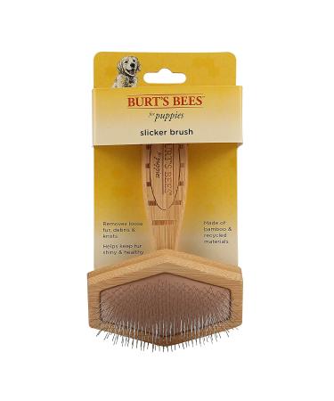 Burt's Bees Slicker Brush for Puppies - Gentle Grooming Tool | 1 Count - Buy Online on GoSupps.com