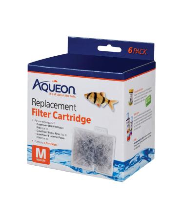 Aqueon Replacement Filter Cartridges Medium - 6 pack