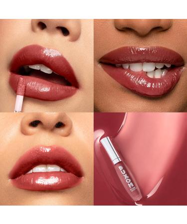 Buxom Plump Shot Collagen Lip Serum - Tinted Gloss with Collagen Peptides & Hyaluronic Acid - Buy Online on GoSupps.com