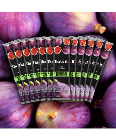 Probiotic Fruit Bar - Immunity Booster & Healthy Gut Support | All-Natural, Whole30, Paleo, Fig Flavor - Buy Online on GoSupps.com