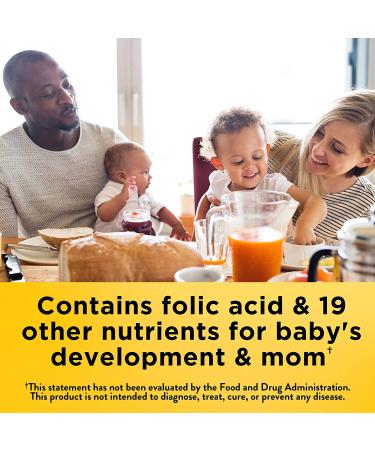 Nature Made Prenatal Vitamins - 110 Capsules | Essential Nutrients for Expecting Moms - Buy Online on GoSupps.com