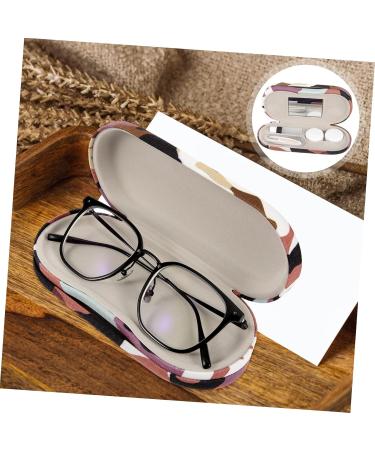 Partykindom Dual Purpose Glasses Case & Contact Lens Holder - Travel Friendly Double-Sided Sunglasses Container - Buy Online on GoSupps.com