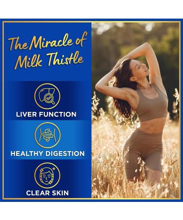 Advanced TUDCA & Silymarin Milk Thistle Extract - Liver Health Formula - 663mg Silybum Marianum - Bile Salts Supplement - 60 Caps - Buy Online on GoSupps.com